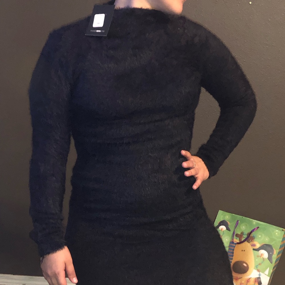 Casual black dress
